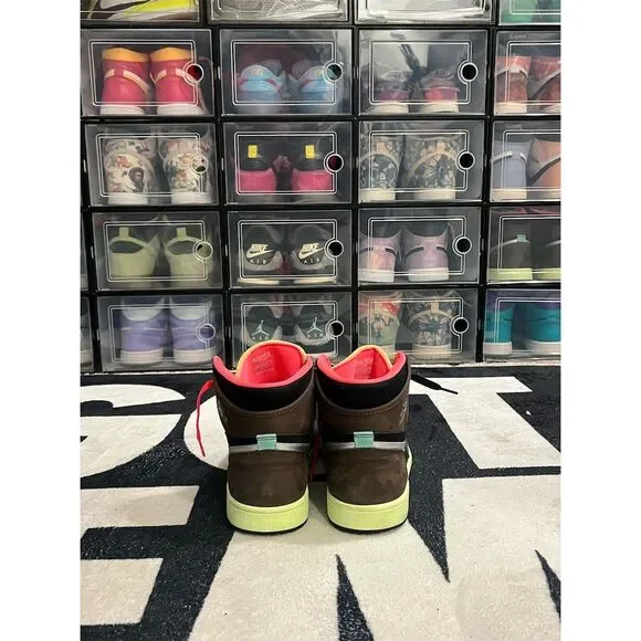 Jordan Air 1 Retro High 'Tokyo Bio Hack' Blue Men's Size 10M - Picture 3 of 3